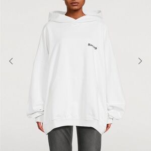 Balenciaga Bleed-Through Oversized Hoodie